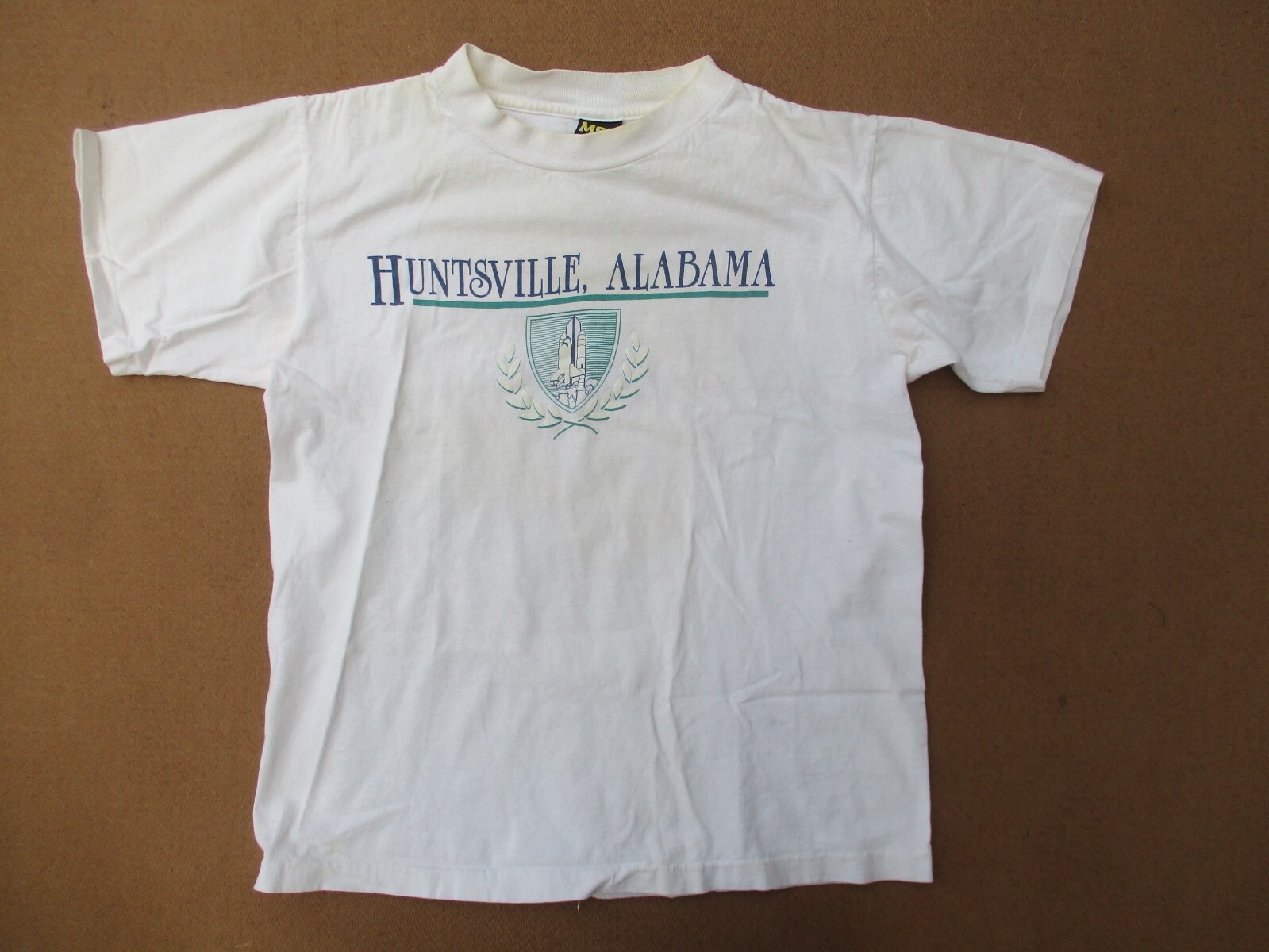 Vtg 1980s HUNTSVILLE, AL SPACE SHUTTLE T Shirt, Single Stitch, USA made, NASA