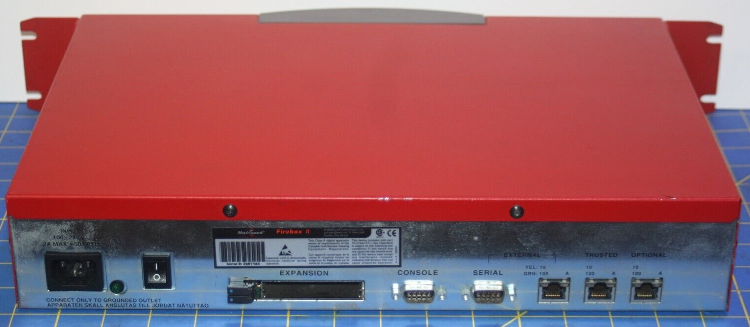 Watch Guard Firebox II Firebox 2 1200HW Network Firewall System