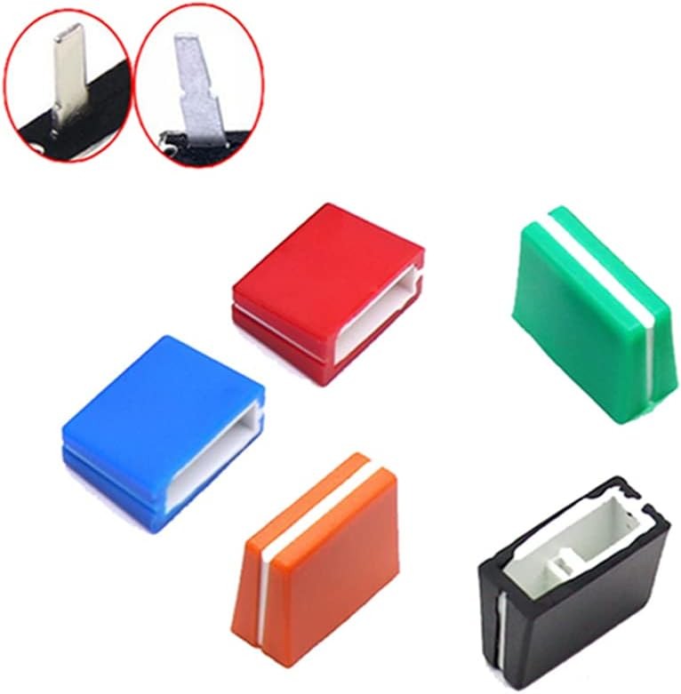 5 pcs Mixing Console Equalizer Fader Cap, Fader, Linear Potentiometer Slider Cap