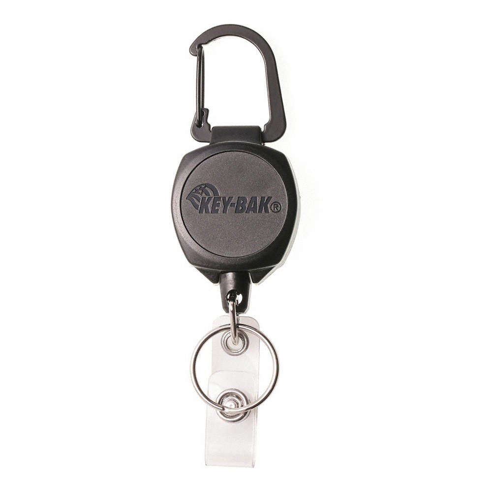 KEY-BAK 0KB1-0A22 Key Reel,Black,Polycarbonate 45DR08