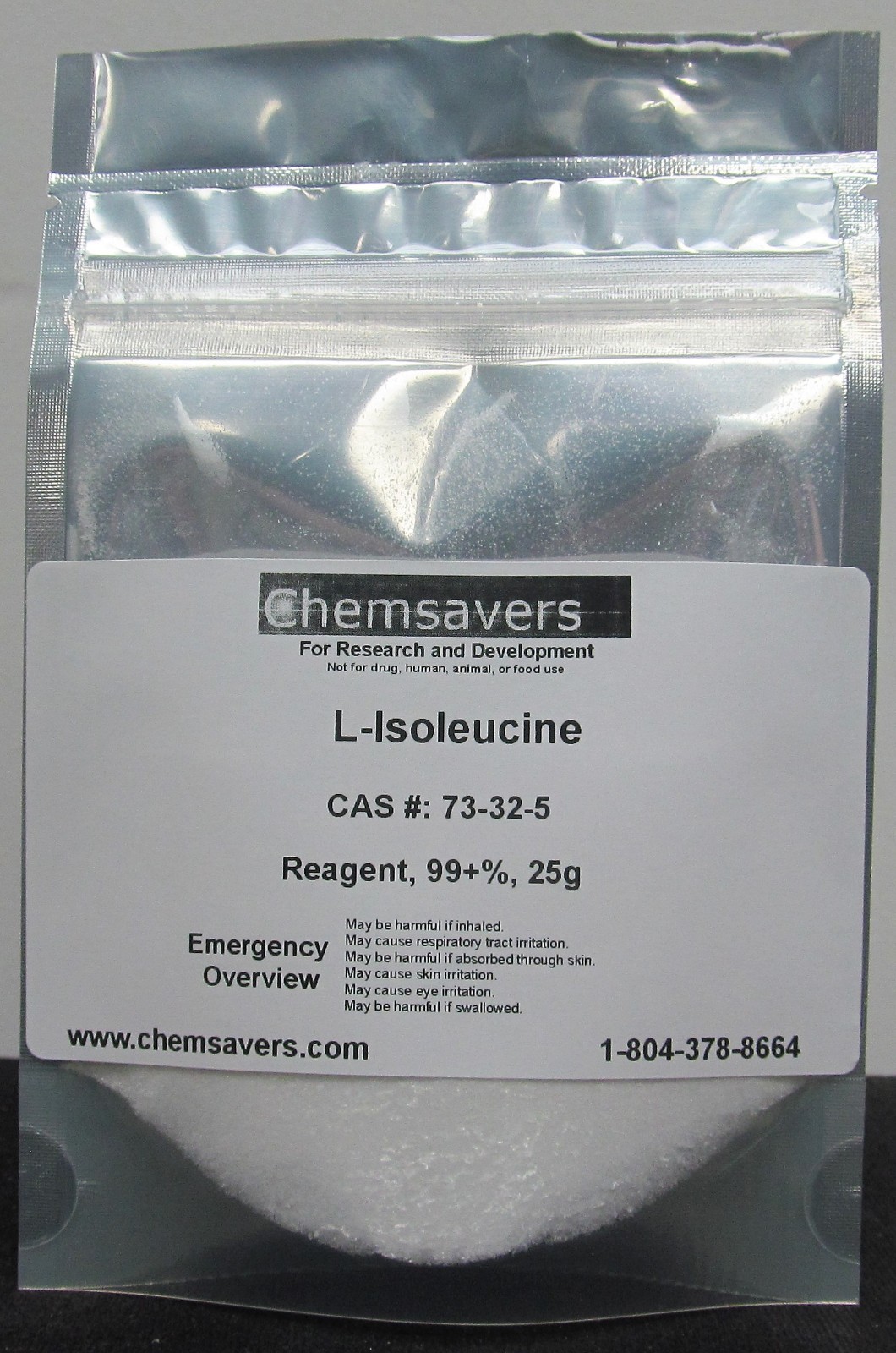 L-Isoleucine, Reagent, 99+%, 25g