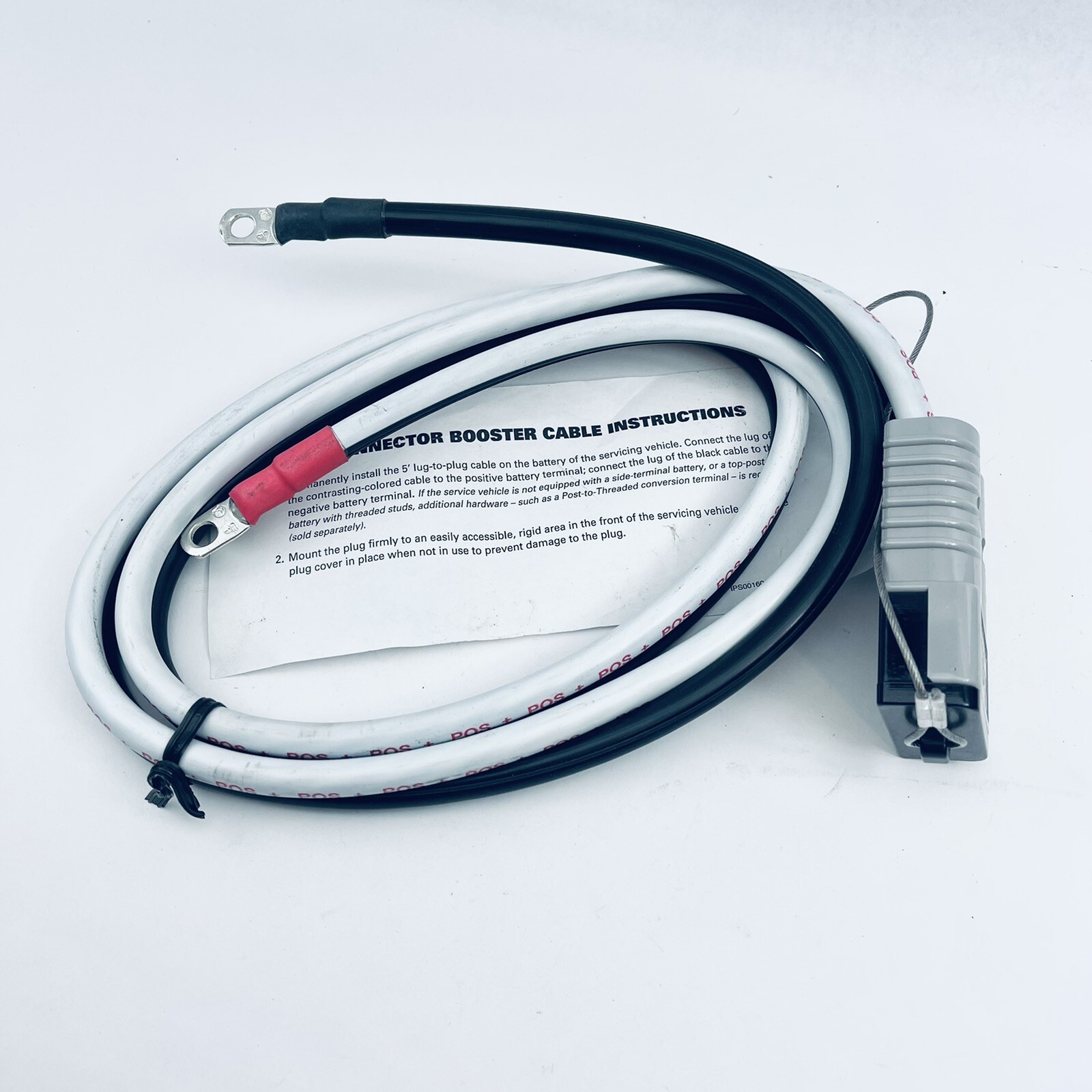 GROTE 84-9496 BOOSTER CABLES, 5' COMMERCIAL GRADE, 4 GAUGE