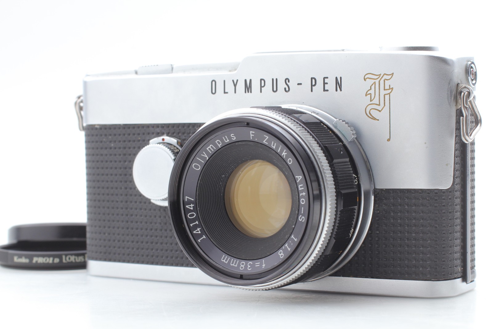 [Exc+5] OLYMPUS PEN F 35mm Half Frame F ZUIKO AUTO S 38mm F/1.8 From JAPAN