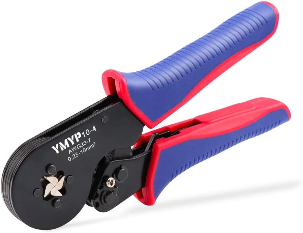 Ferrule Crimping Tool AWG 23-7, Square Crimper for End-Sleeves Terminal - Self-A
