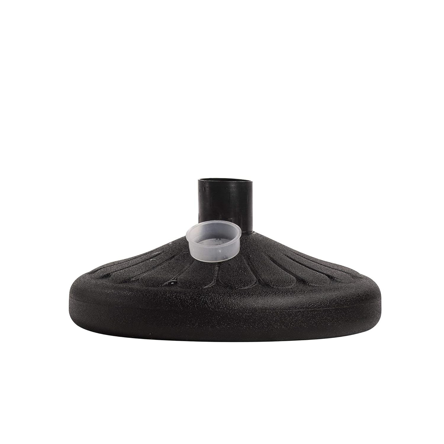 Plastic Stanchion Set 6 Black 2.5" Diameter w/ 50ft Chain Crowd Control