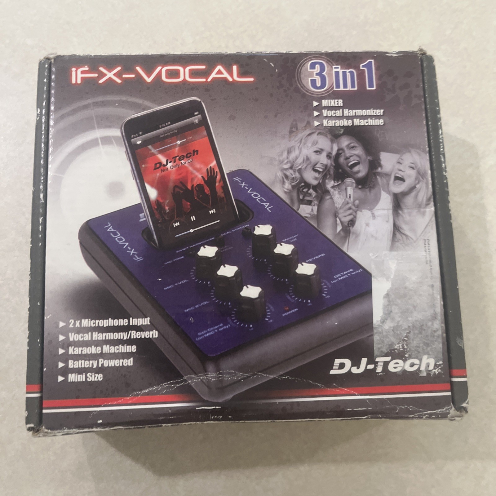 iFX Vocal DJ-Tech iFX-Vocal iPod Effects and Consumer Mixer for Vocals