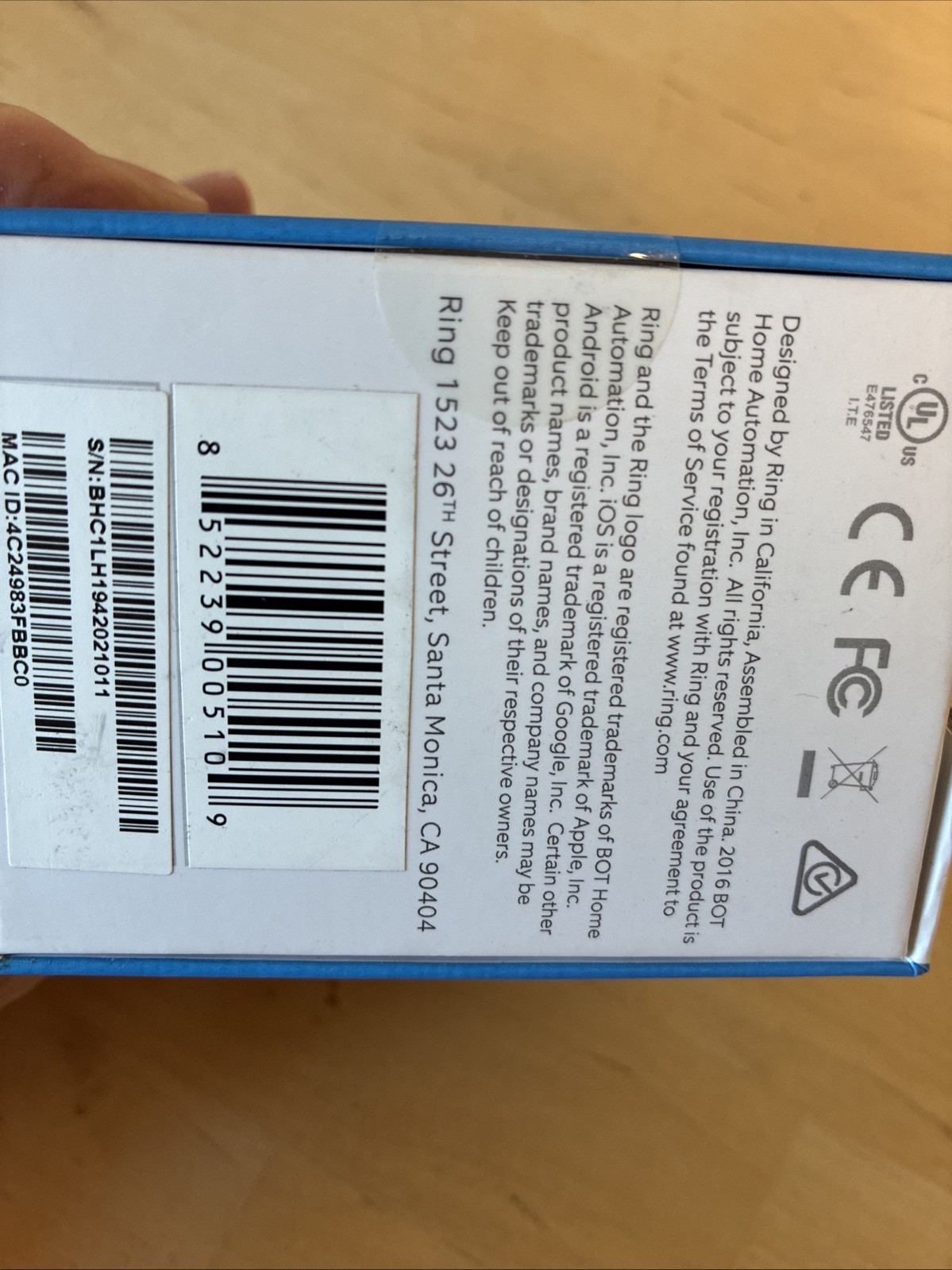 Ring Doorbell Chime NEW