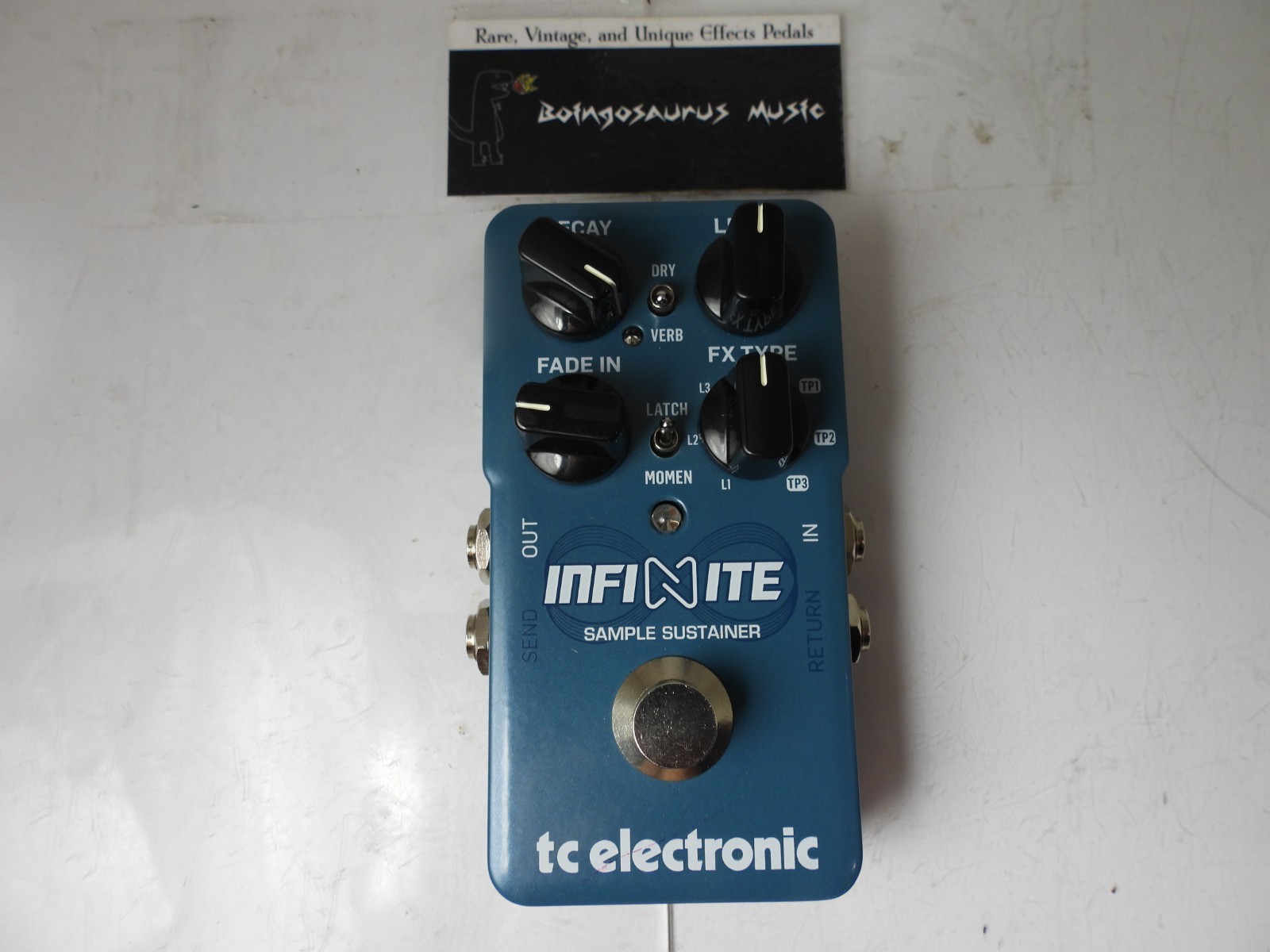 TC Electronics Infinite Sample Sustainer Effects Pedal Full Size Free USA Ship