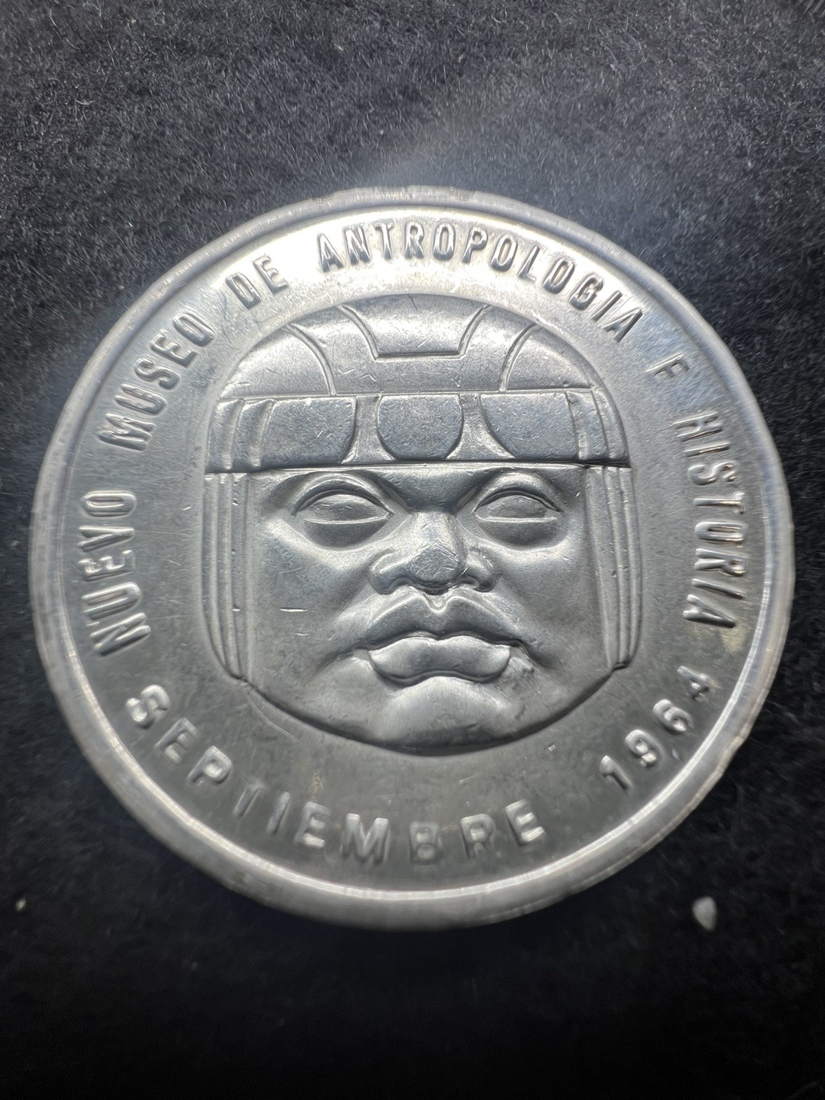 1964 MEXICO SILVER GROVE 884a MUSEUM OF ANTHROPOLOGY Scarce