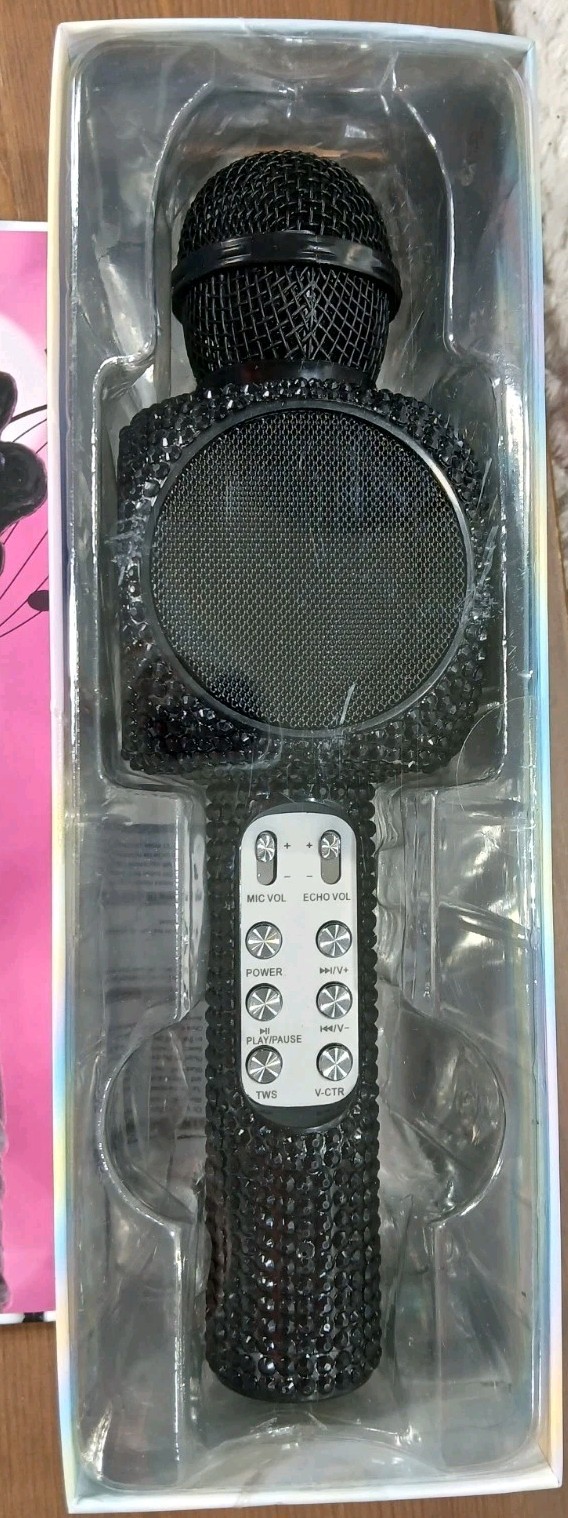 Bling Edition Bluetooth Karaoke Microphone & Speakers - NEW in BOX