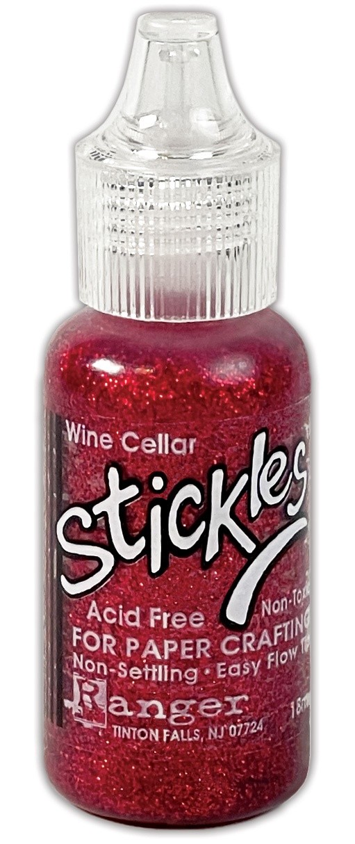 Ranger Stickles Glitter Glue .5oz-Wine Cellar - 6 Pack