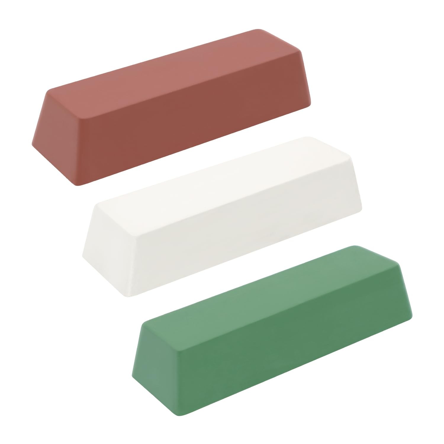 Buffing Polishing Cutting Compounds 20 Oz.Kit-Green Fine/White Medium/Red Coa...