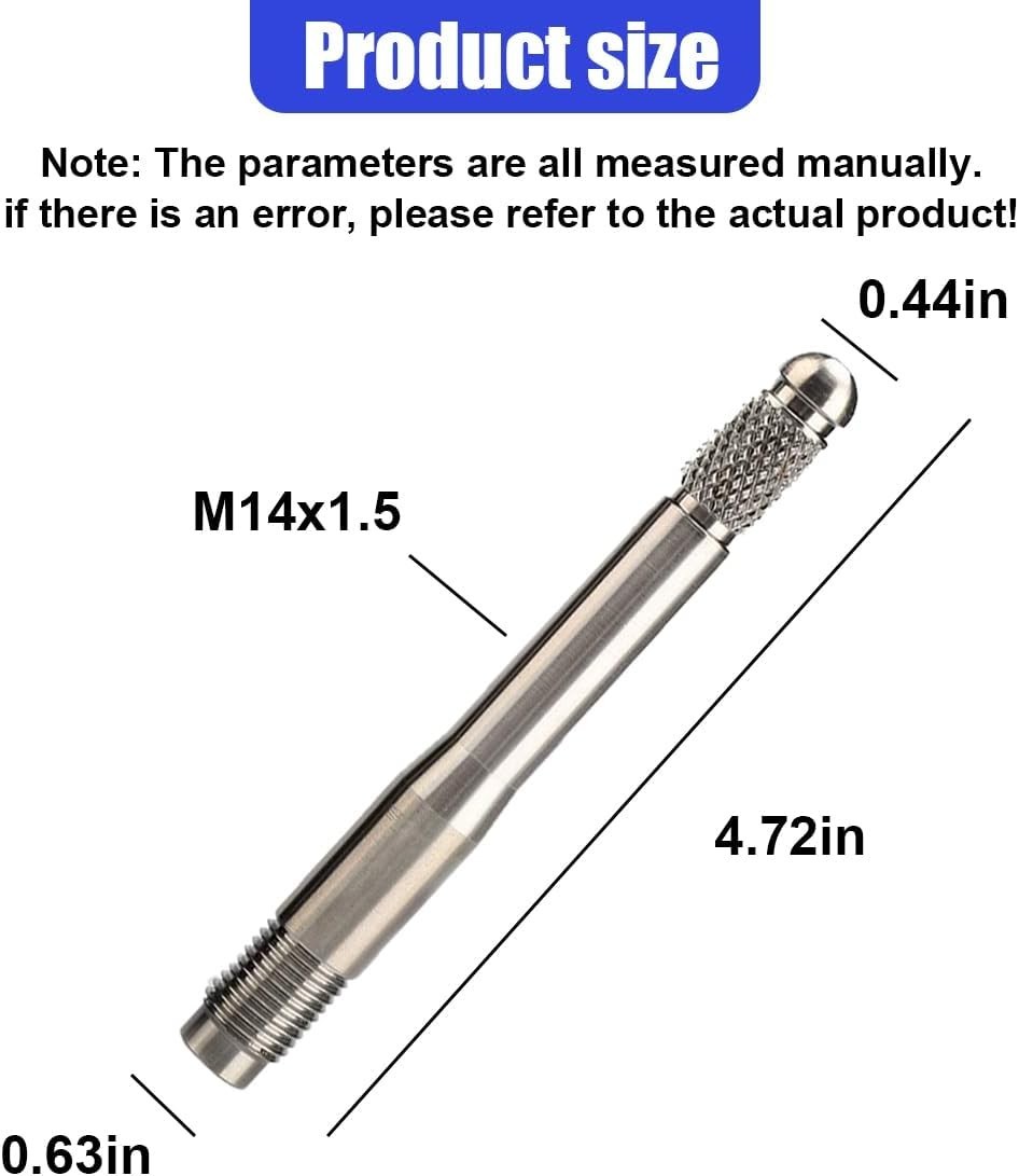 Durable Wheel Hanger and Guide Tool - M14X1.5 for Most Vehicles, Silver Finish