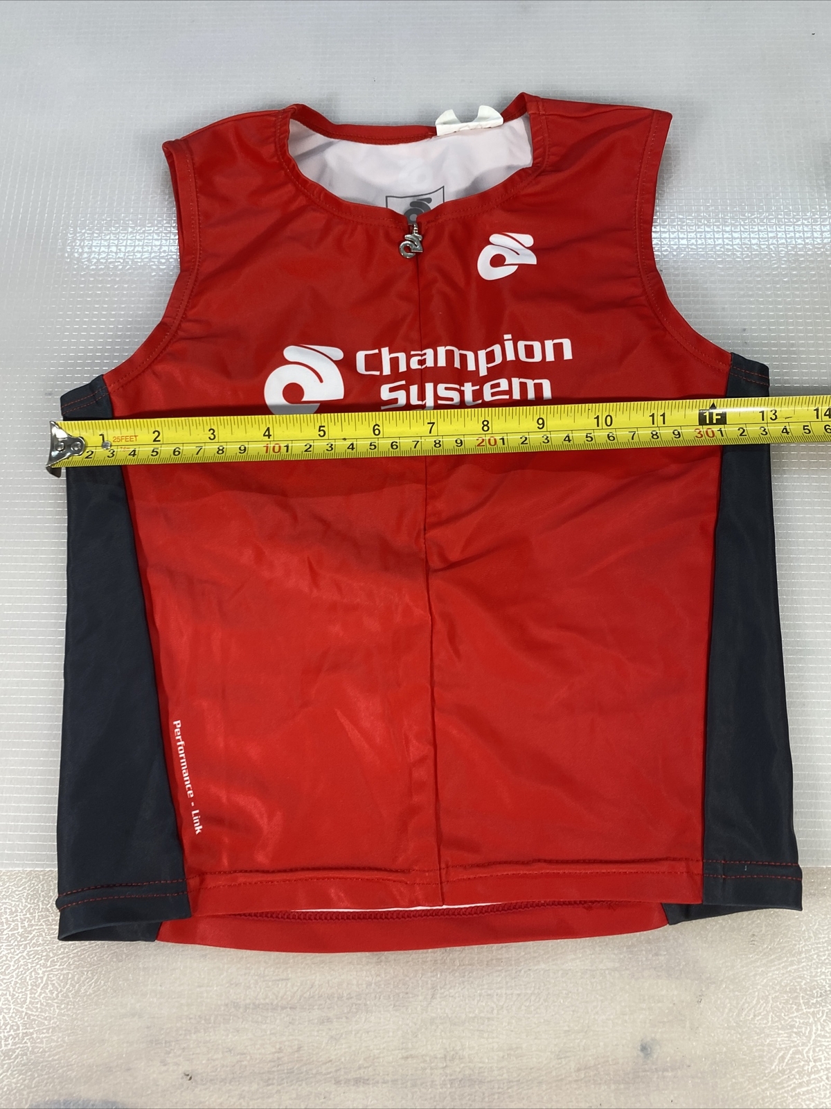 Champion System youth link tri triathlon top Large YL (8284-34)