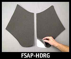 J&M In Fairing Bass Enhancing Acoustic Foam Pads for Harley Road Glide 98-13
