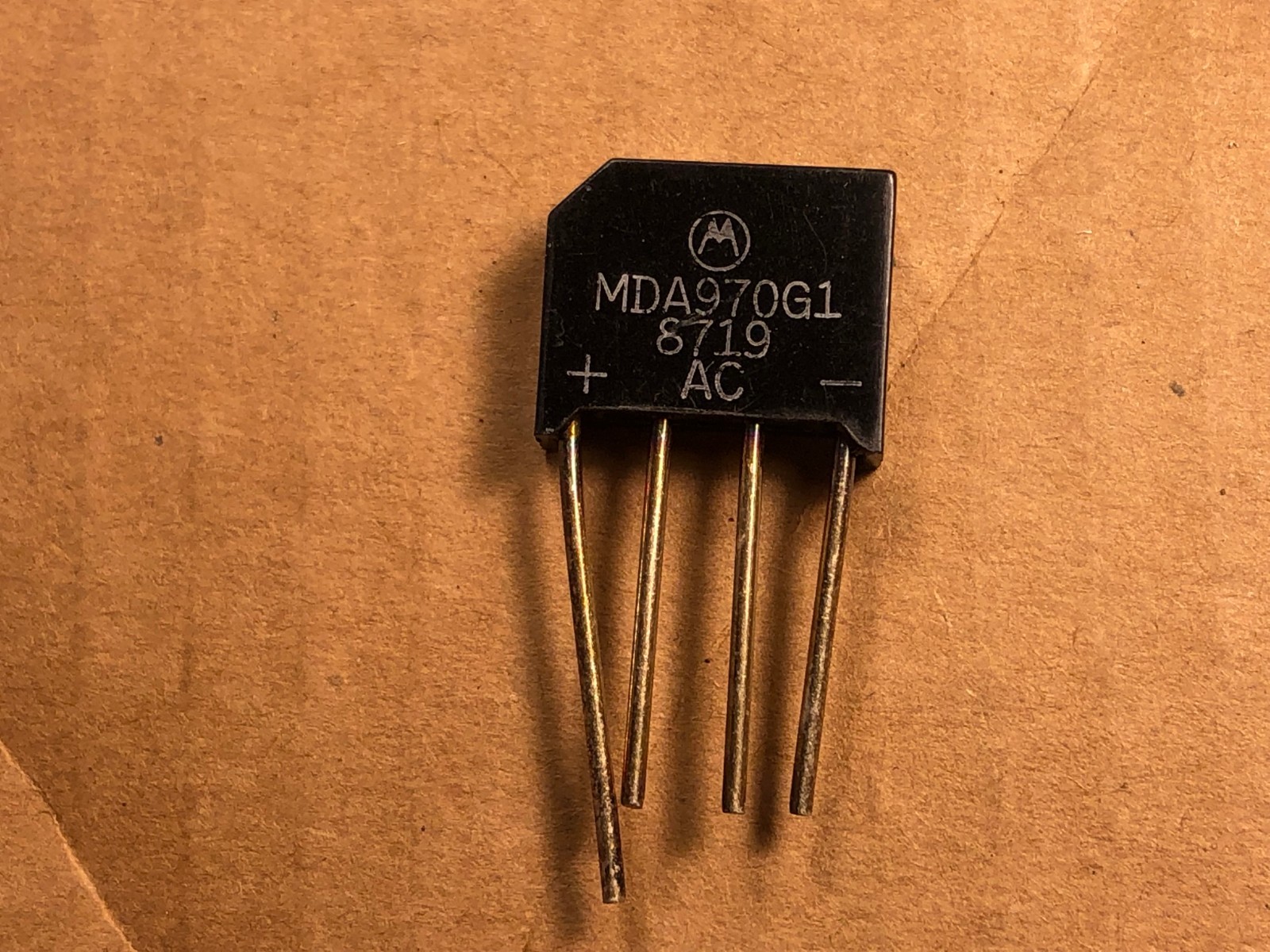 NOS Motorola MDA970G1 Bridge Rectifier Guaranteed to work 1987 (Qty Avail)