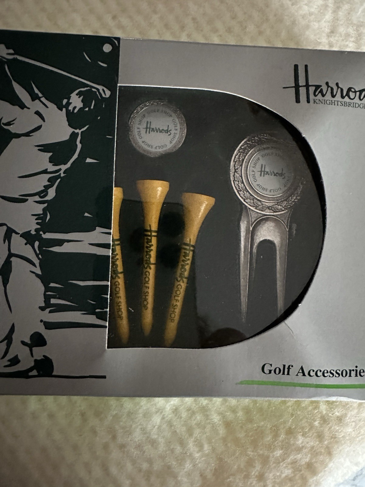 NEW IN BOX Harrods of Knightsbridge GOLF ACCESSORIES