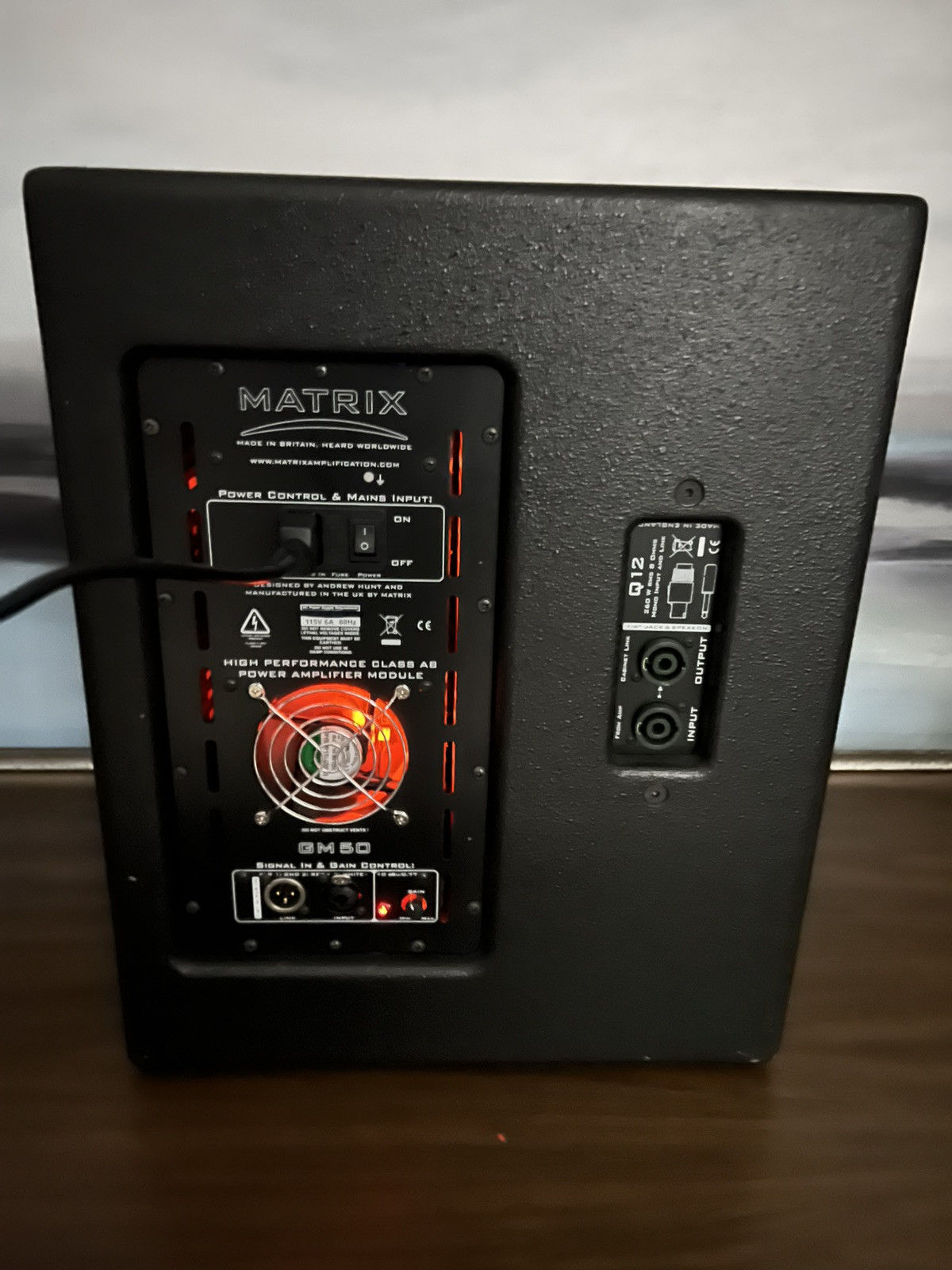Matrix Q12 Active FRFR guitar speaker for modelers WORKING - TESTED!!