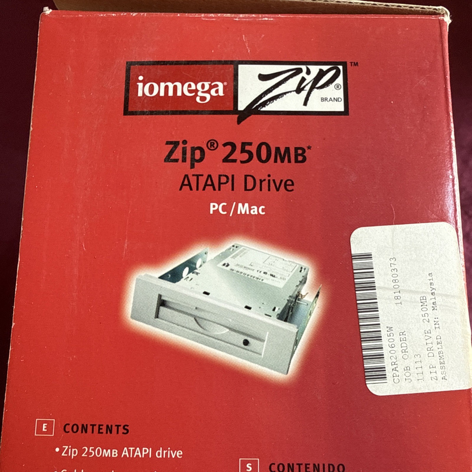 Iomega Zip 250 250MB ATAPI Powered PC & Mac Internal Drive