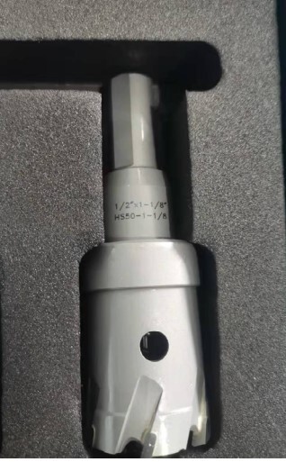 1-1/8" Diameter (3/4" Conduit) TCT Tipped Hole Saw for Stainless or Mild Steel