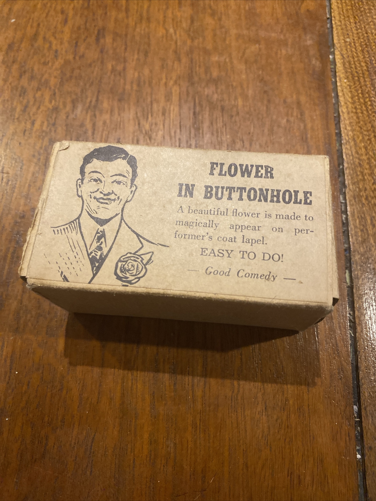 Flower in Button hole magic box only 4 X 2 X 2