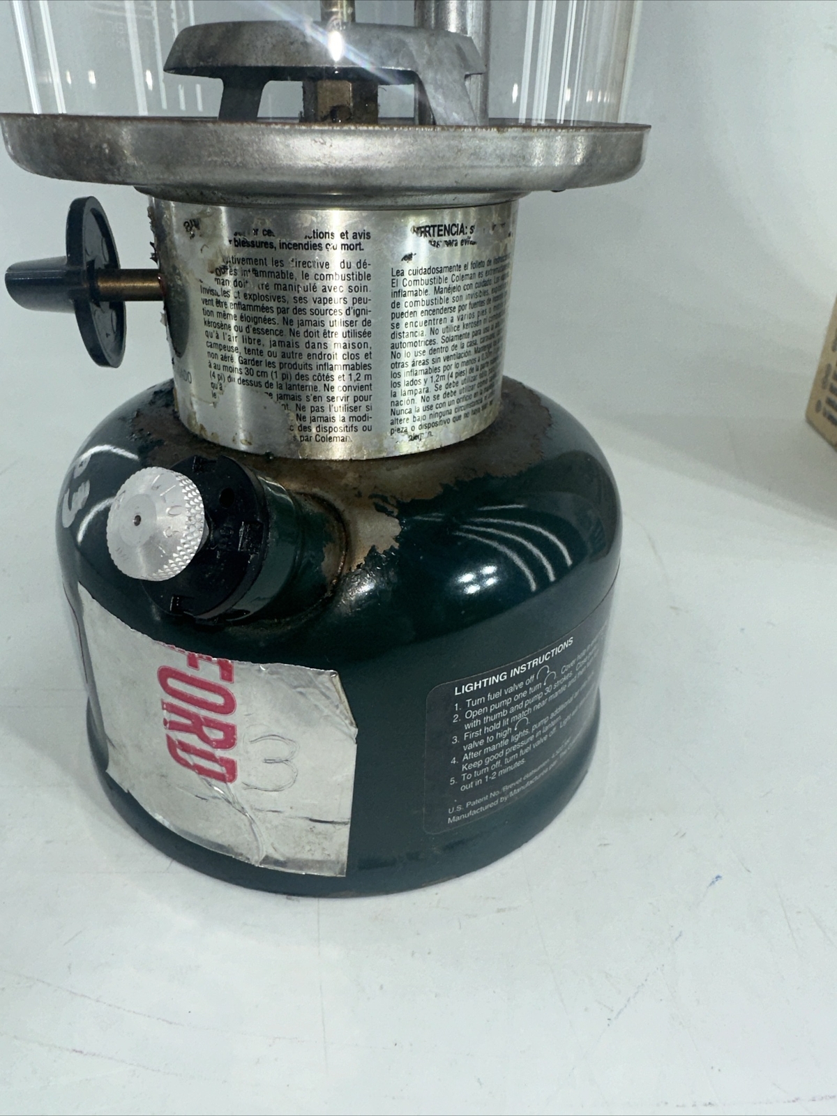 Coleman Model 288 Lantern Dated 11/96 With Box