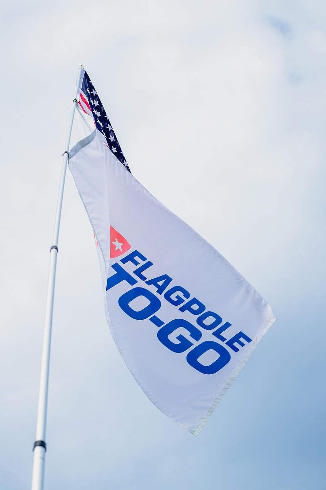 Telescoping Aluminum Portable Flagpole 20 FT