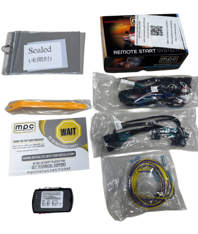 MPC Factory Remote Activated Remote Start Compatible with 2016-2022 Toyota Prius