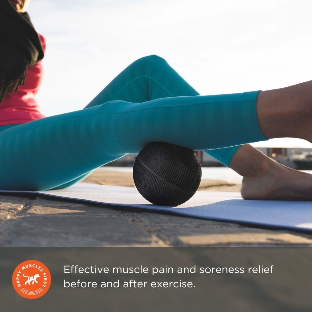 Deep Tissue Foam Roller Ball - Trigger Point Massage for Hips, Glutes, Back & Sh