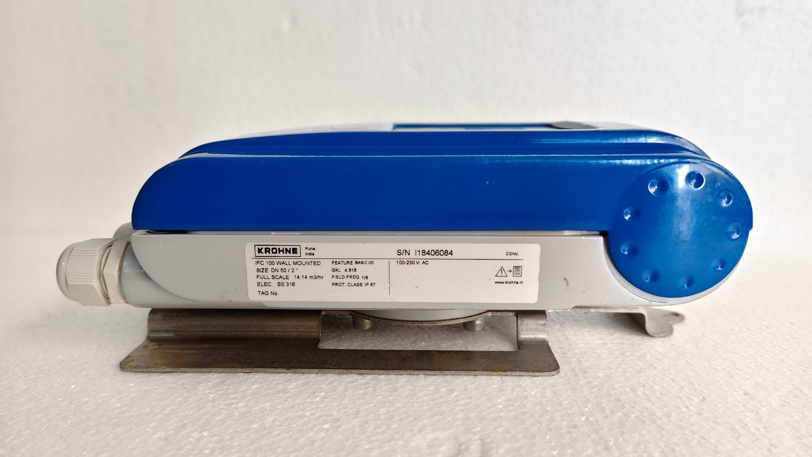 KROHNE IFC 100 ELECTROMAGNETIC FLOW TRANSMITTER WALL MOUNTED