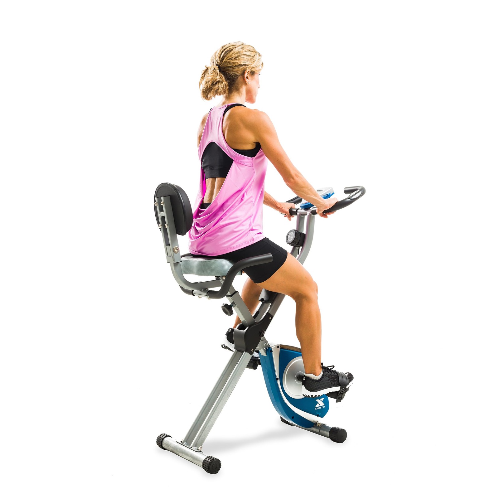Fitness Folding Exercise Bike, 225 LB Weight Capacity