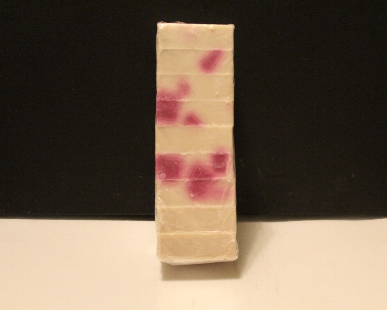Pomegranate Cherry Handmade soap loaf precut 9 bars