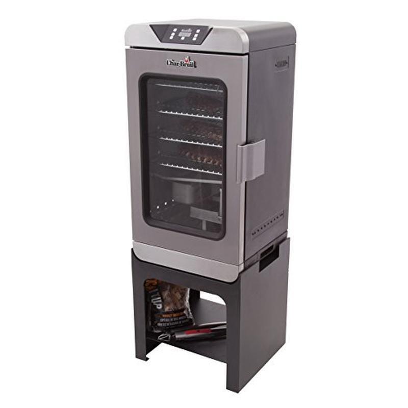 30 in Electric Smoker Stand Raised Height Alloy Steel Construction Patio Lawn