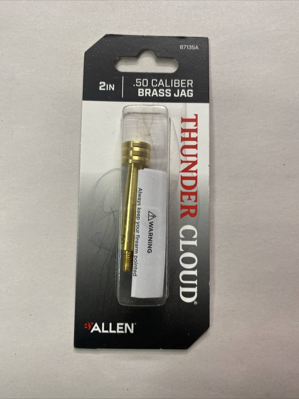 50 CAL BRASS JAG 2" for Black Powder Muzzleloaders Thunder ALLEN #87135A