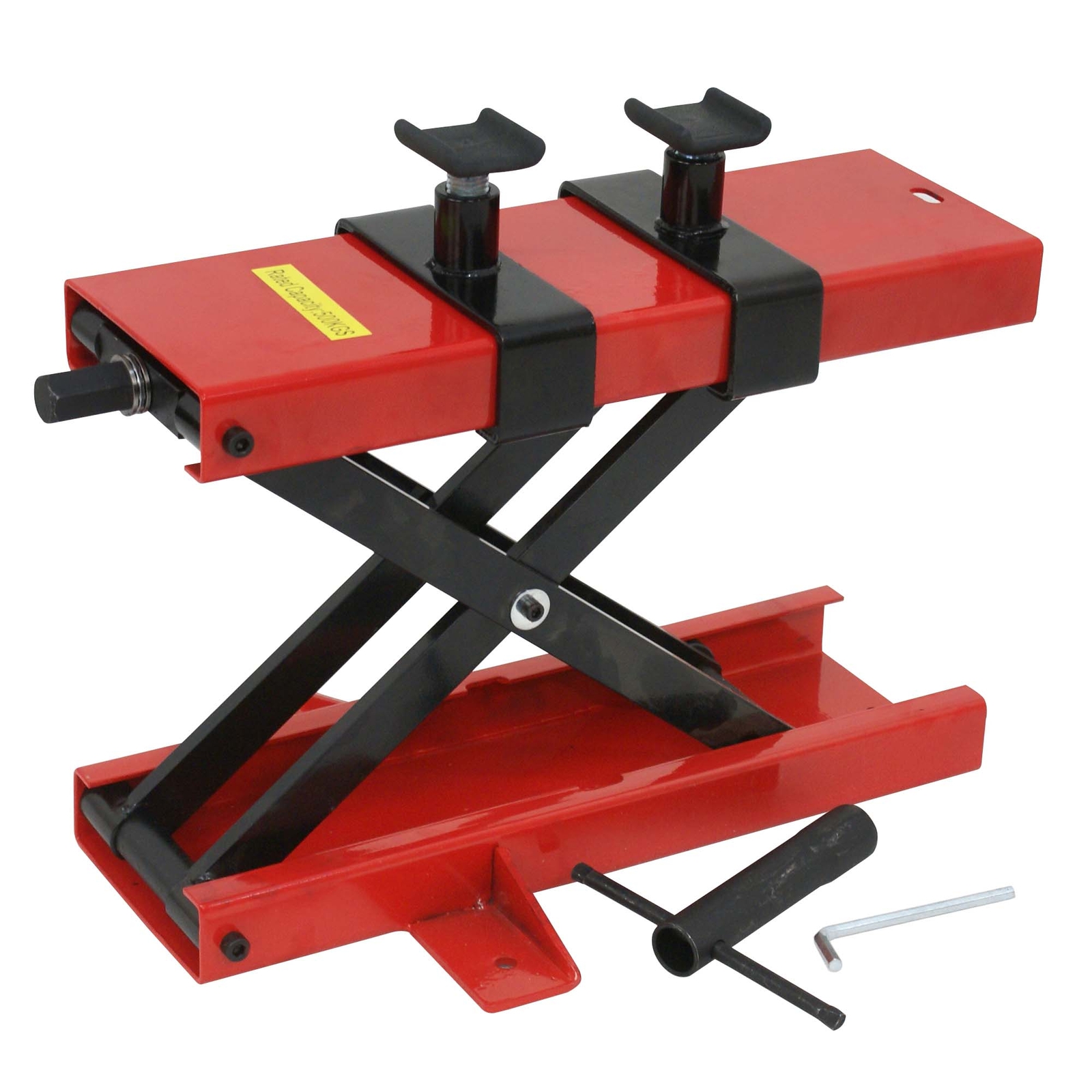 1100 LB Motorcycle Dirt Bike ATV Scissor Center Jack Lift Scooter Crank Stand