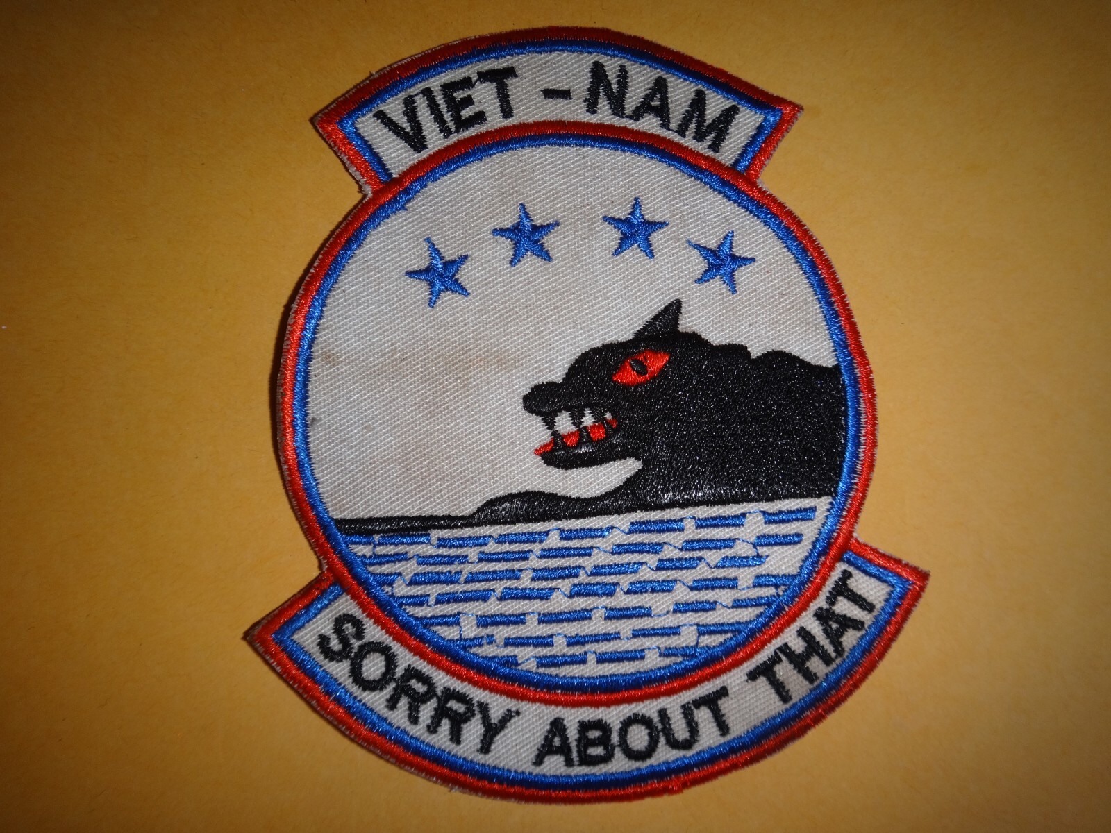 Vietnam War US 5th Special Forces Group VIETNAM SORRY ABOUT THAT Patch