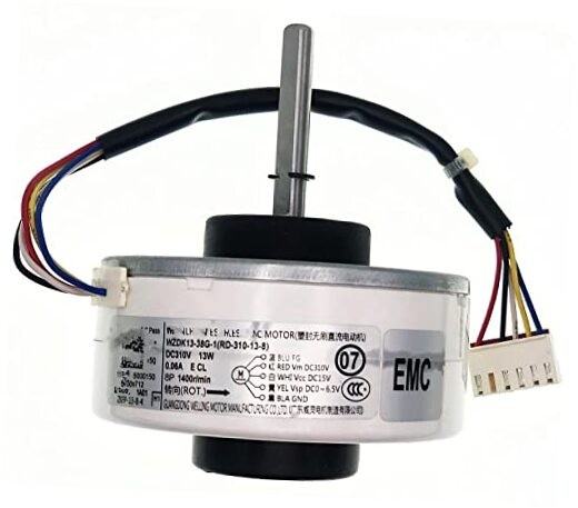 Air Conditioning Motor WZDK13-38G-1(RD-310-13-8) DC Brushless Fan Motor, 13W