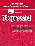 ?Expr?sate!: Expresate Para Hispanohablantes Student Edition Levels 1A/1B/1