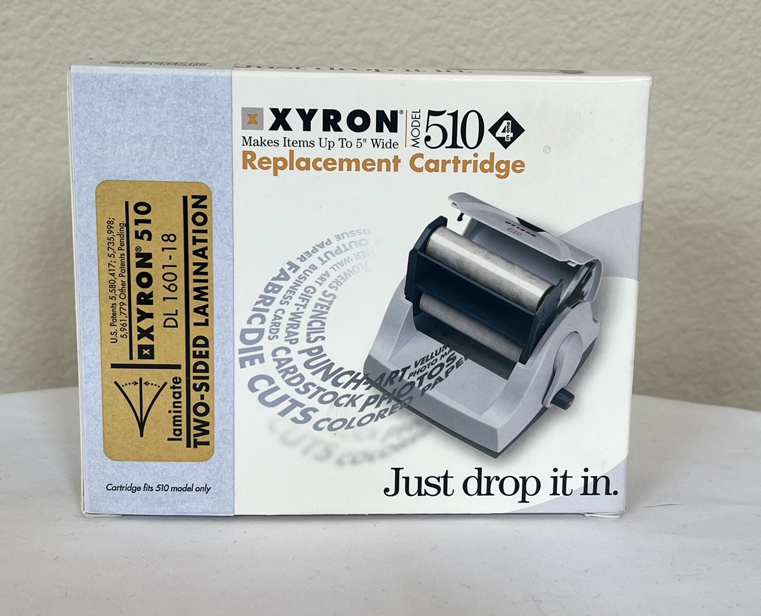 XYRON Replacement Cartridge for Model 510 - New In Box Make Ítems Up To 5” Wide