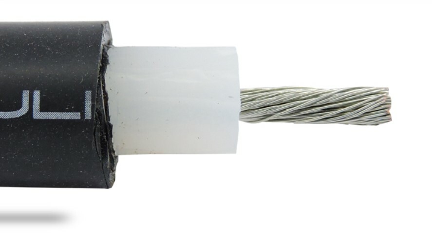 1X High Voltage/Temperature 200° Wire Cable OD 15mm 150KV 4mm² (~11AWG) DC