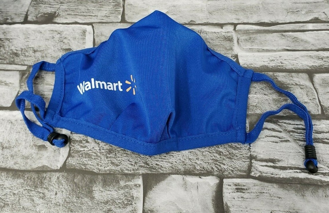 Official Walmart Reusable Washable Adjustable Filter Pocket Face Mask New