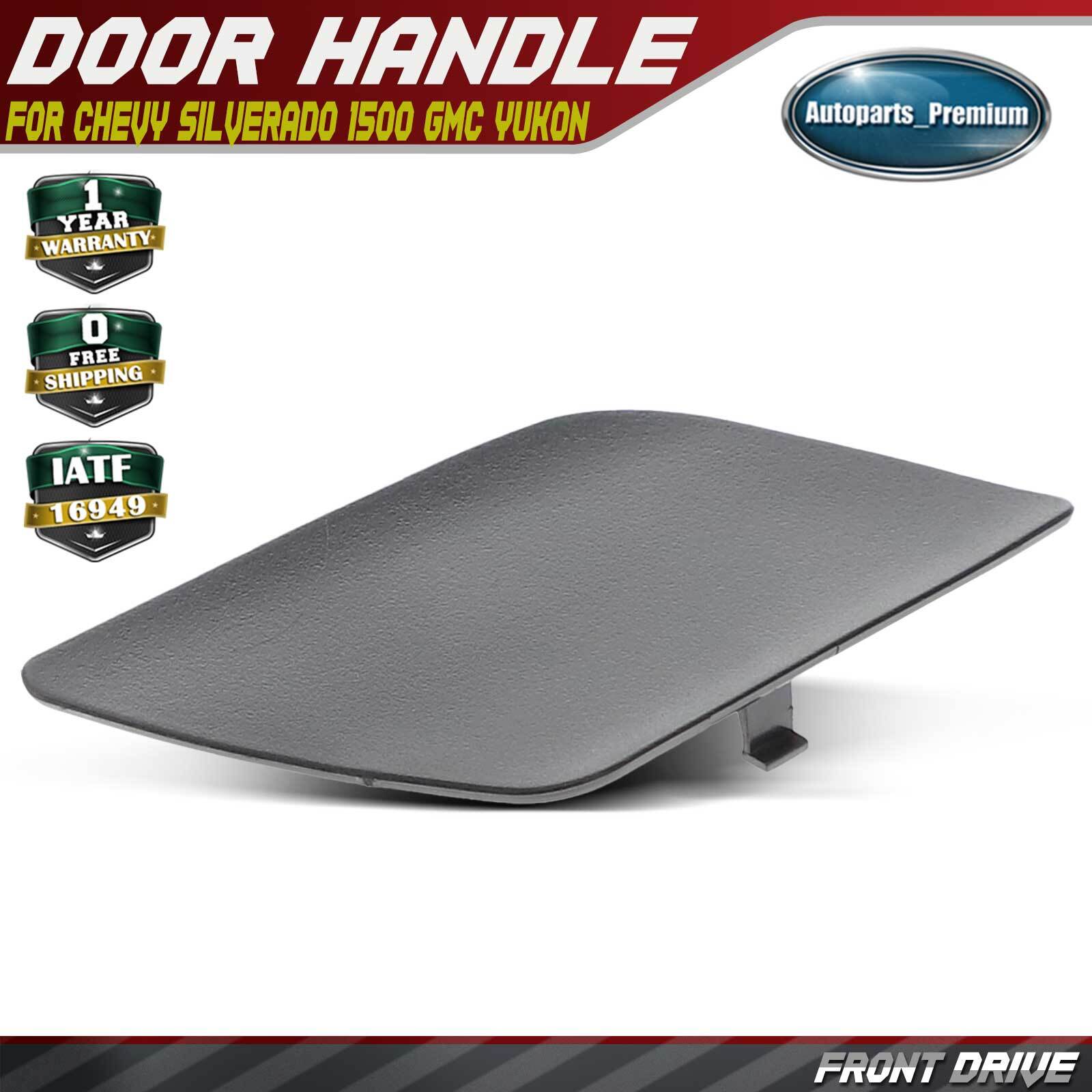 Front Driver Interior Door Handle Bezel Covor Black for Chevy Silverado 1500 GMC