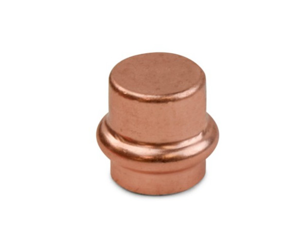 ProPress Fitting Copper Cap 1/2" Press Connection Lead-free (Pack of 10)