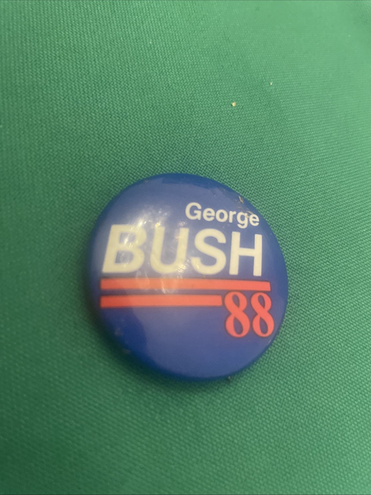 George Bush 88 Political Campaign Button Lapel Pin Small 1 6/16”