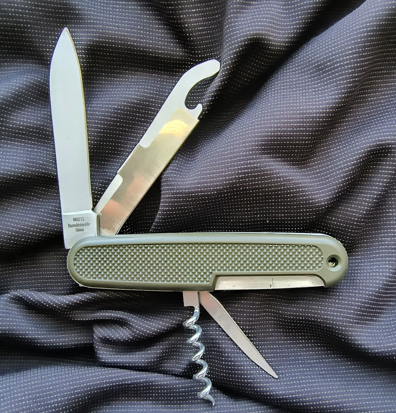 Rite-Edge Bundeswehr German Army Field Knife Camping Multi Tool - Same Day Ship!