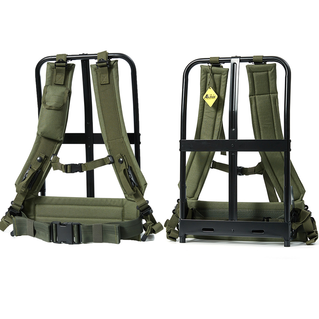 ALICE Pack Frame with Cargo Support Shelf, Military Tactical Backpack Frame Kit