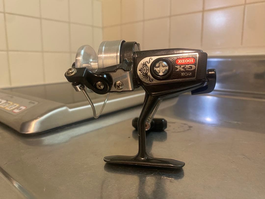 Old Ryobi Gx 100Dx Spinning Reel JPN Vintage Retro Rare Fishing Reel Model Limit