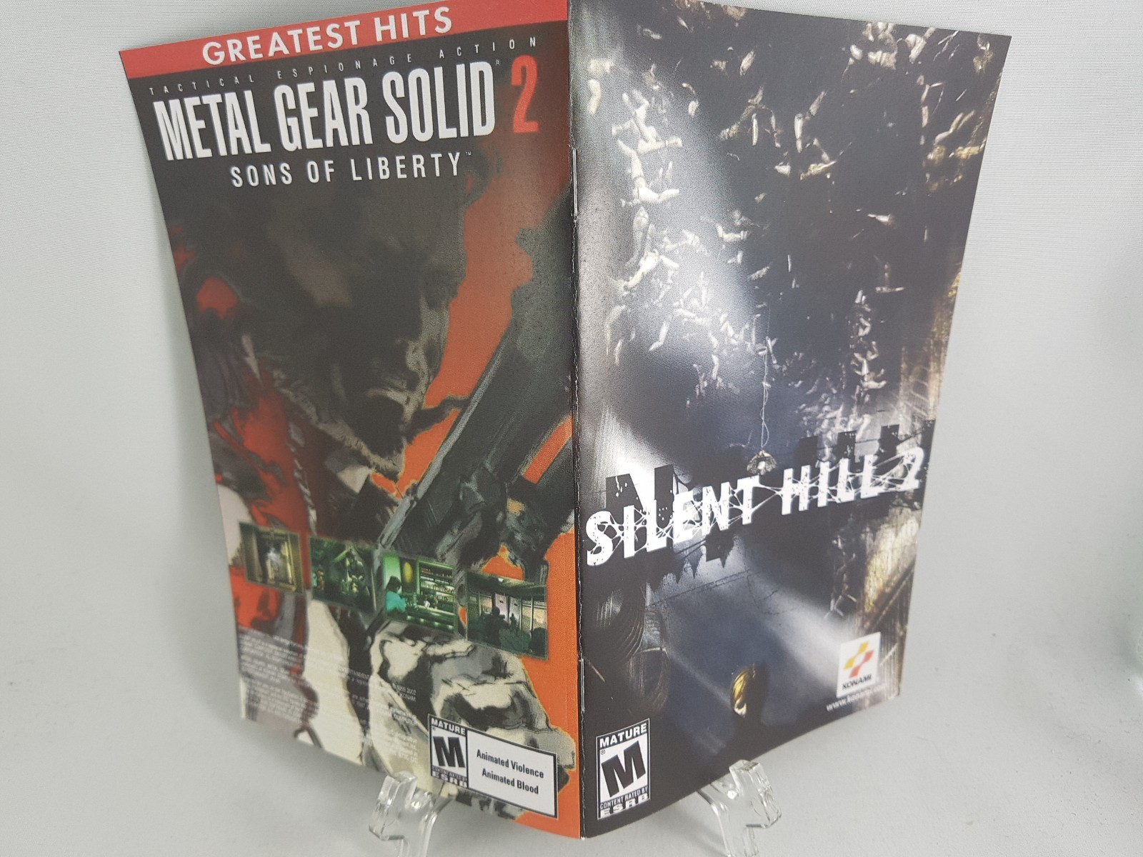 MANUAL PS2 - SILENT HILL 2 - Sony Playstation2 'Replacement' Instruction Booklet