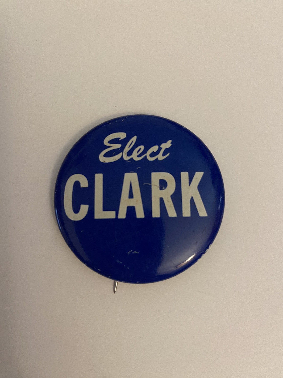 Elect Clark Pin Back Button P125