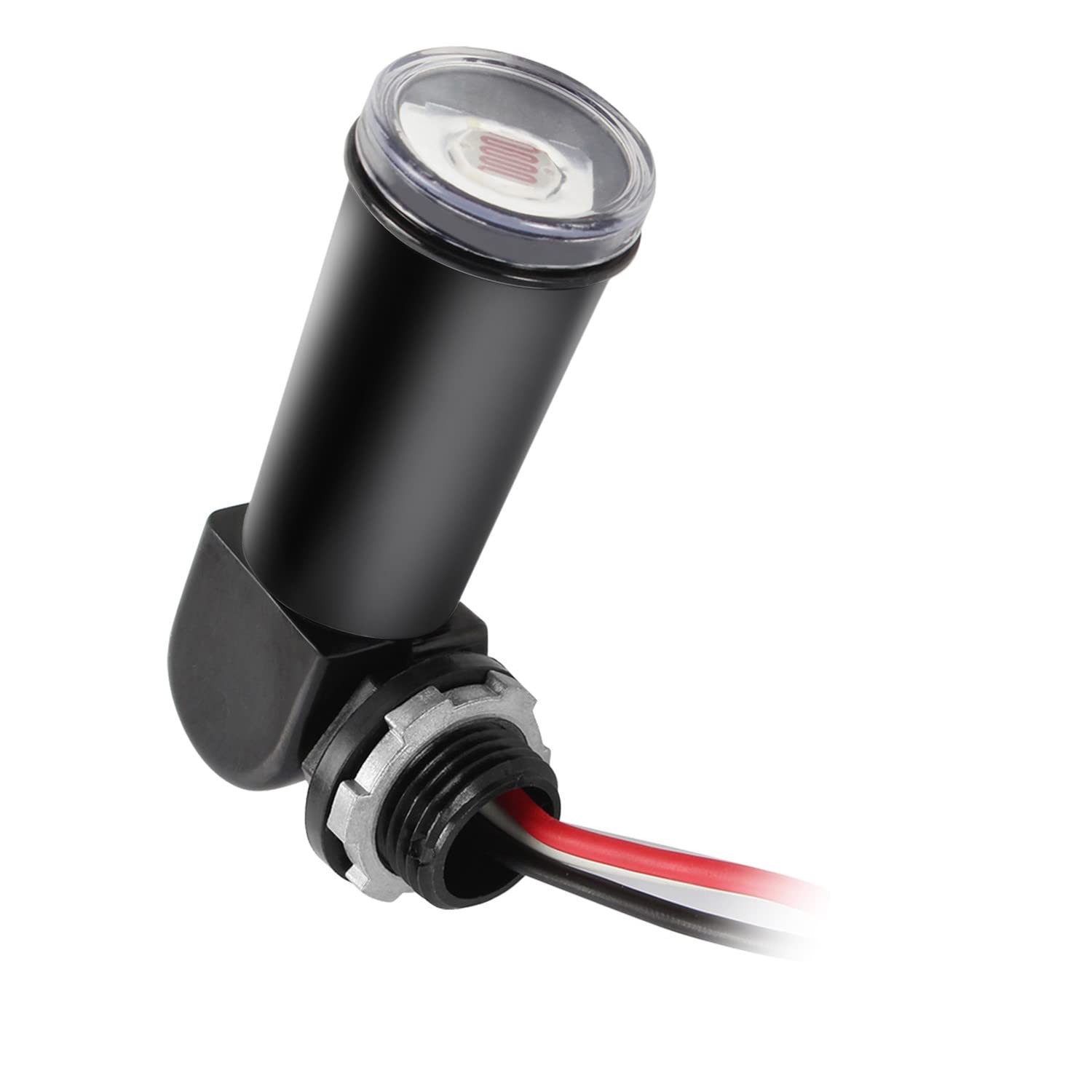 1 Pack Outdoor Photoelectric Sensor,Dusk to Dawn Swivel Mount Conduit Li
